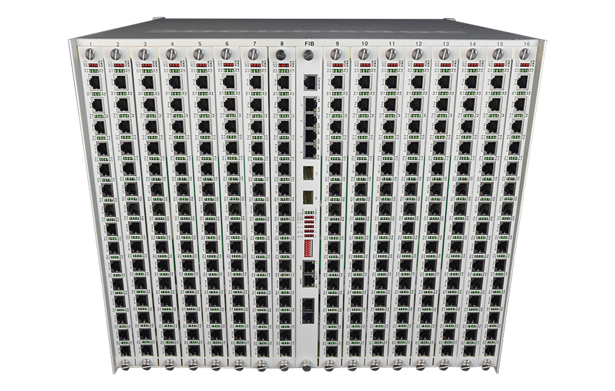 飛暢科技-960路電話光端機(jī)（8U 19英寸，SFP 1+1光備份）